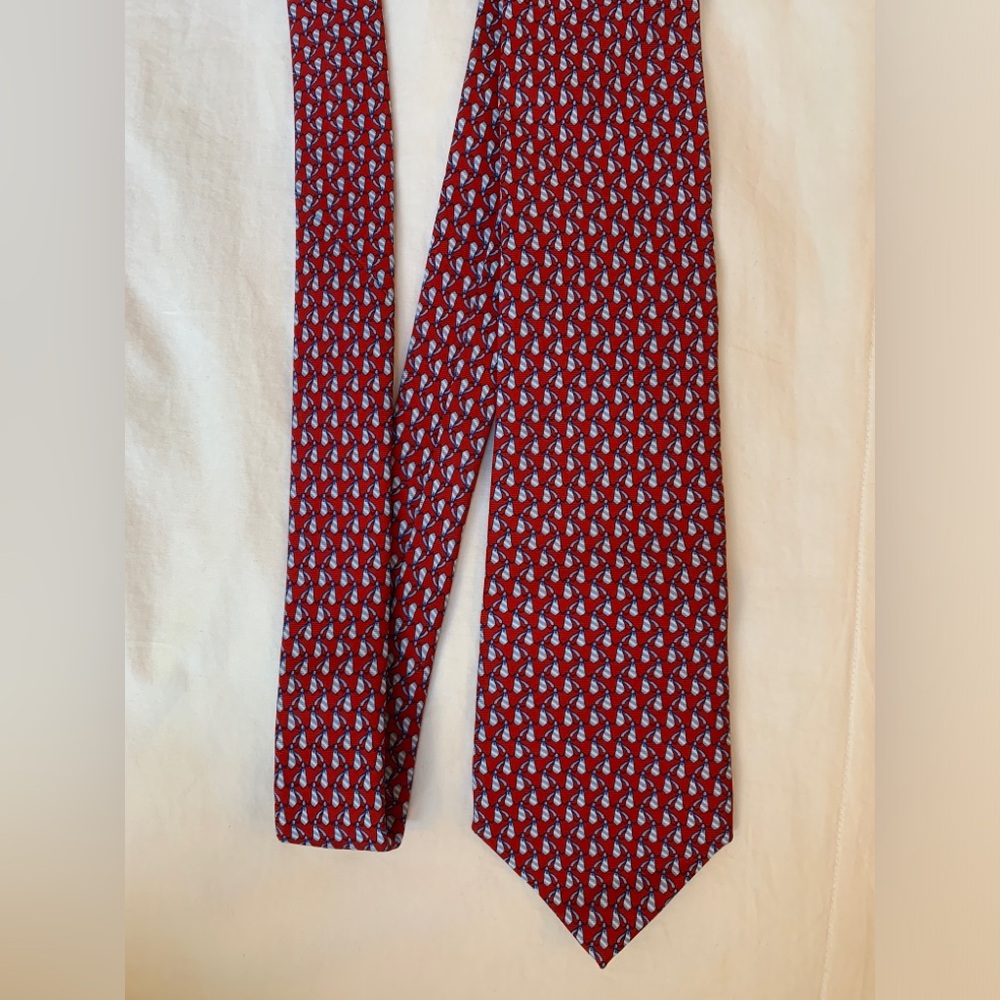 Men’s Red Brooks Brothers Tie